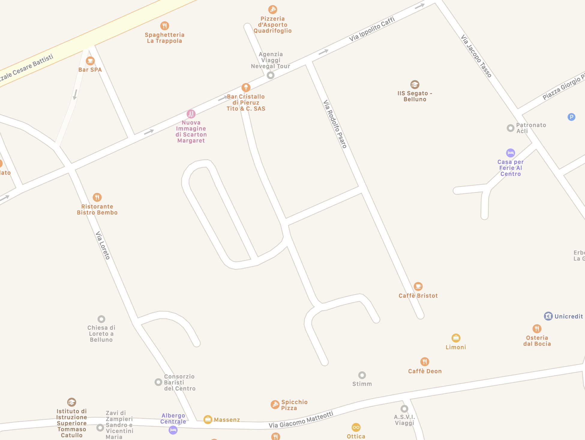 mappa studio dentistico da ronch